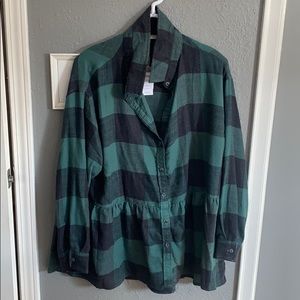 NWT AE flannel shirt